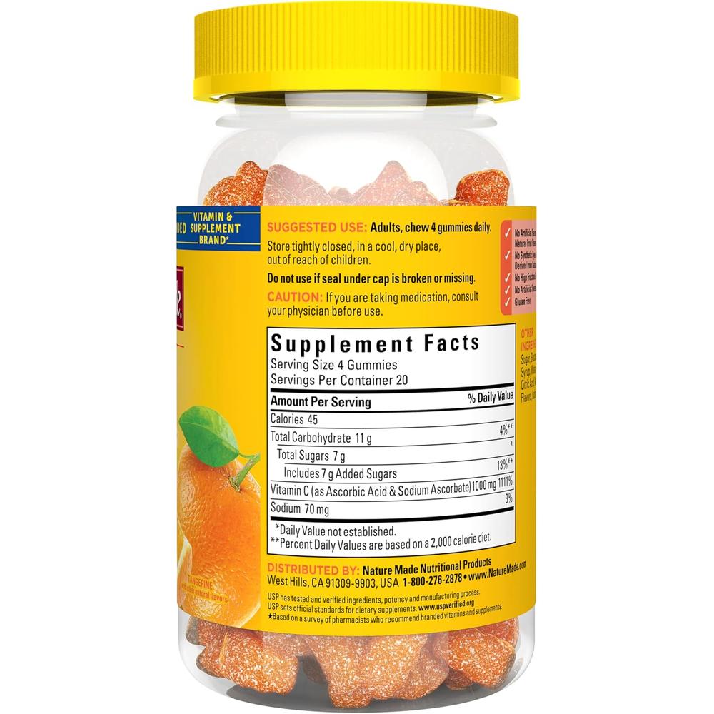 NATURE MADE VITAMINA C 1000 MG | 80 UND - 9
