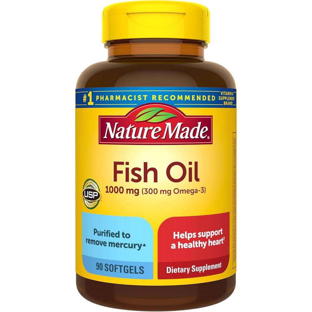 NATURE MADE OMEGA 3 FISH OIL 1000 MG | 90 UND - 1