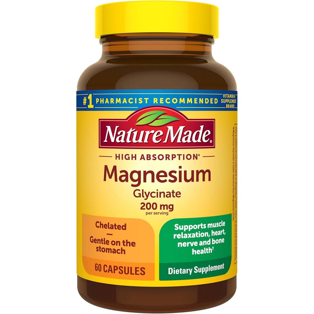 NATURE MADE MAGNESIO GLICINATO 200 MG | 60 UND - 1