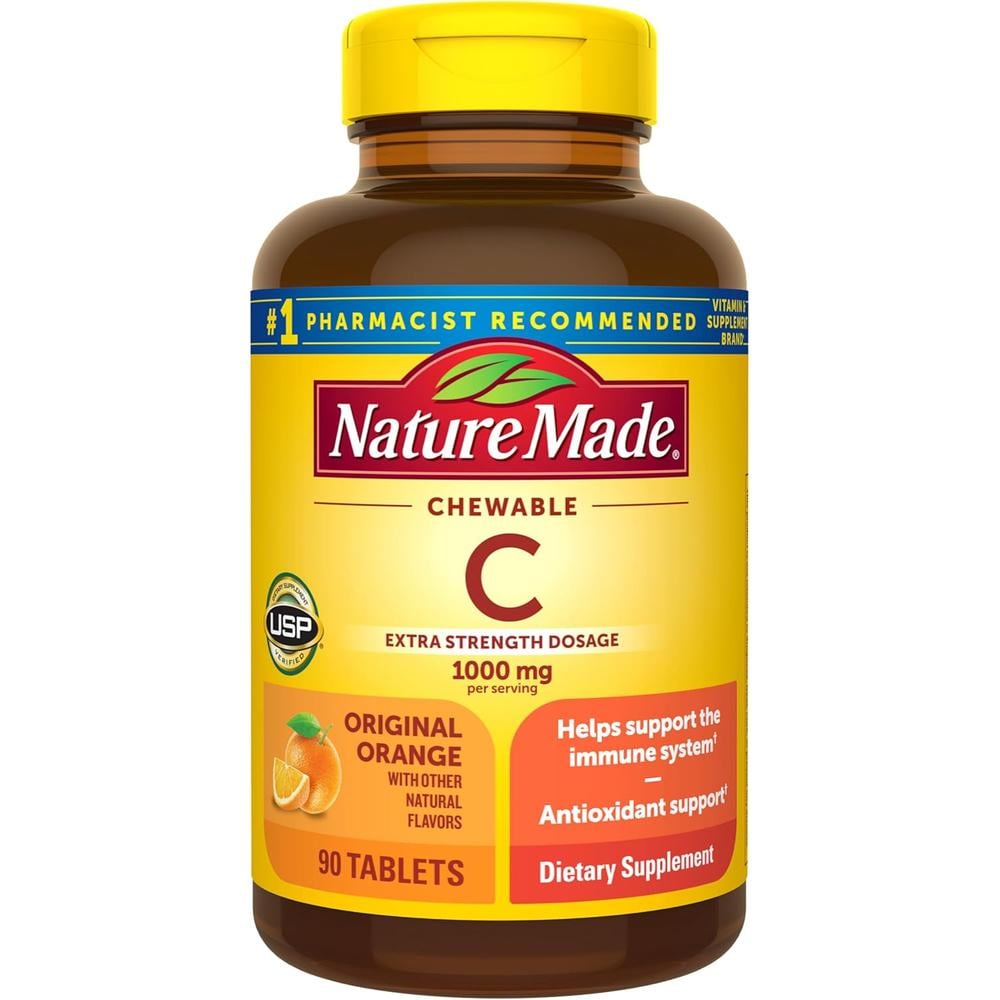 NATURE MADE VITAMINA C MASTICABLE 1000 MG | 90 UND - 1