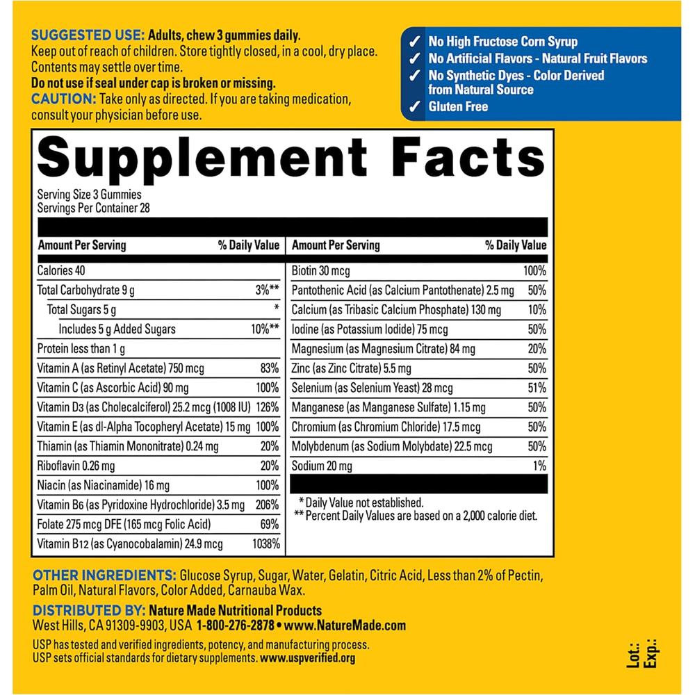 NATURE MADE MULTIVITAMÍNICO HOMBRE 50+ ADVANCED | 84 UND - 8