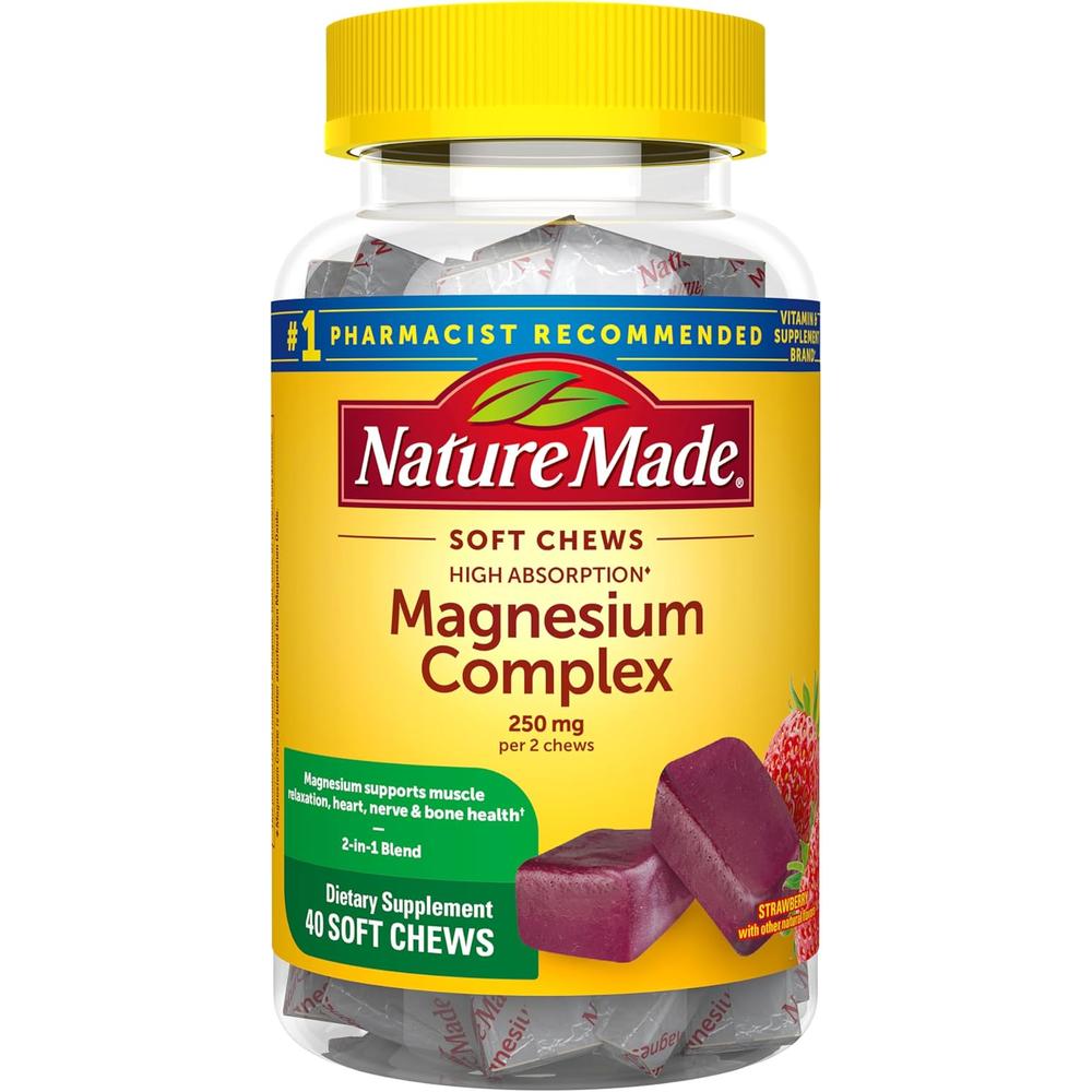 NATURE MADE COMPLEJO DE MAGNESIO ALTA ABSORCIÓN | 40 UND - 1