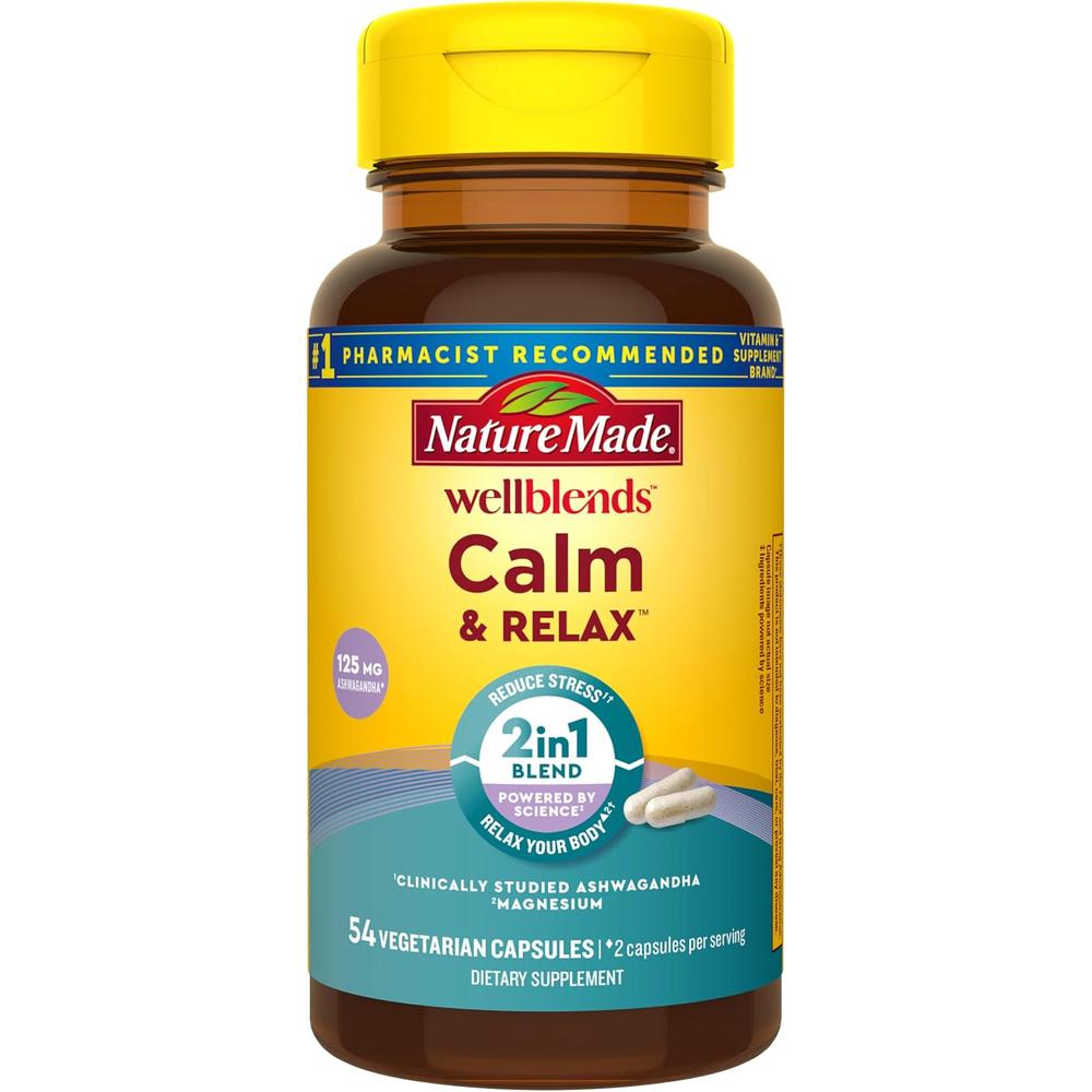 NATURE MADE WELLBLENDS CALM Y RELAX | 54 UND - 1