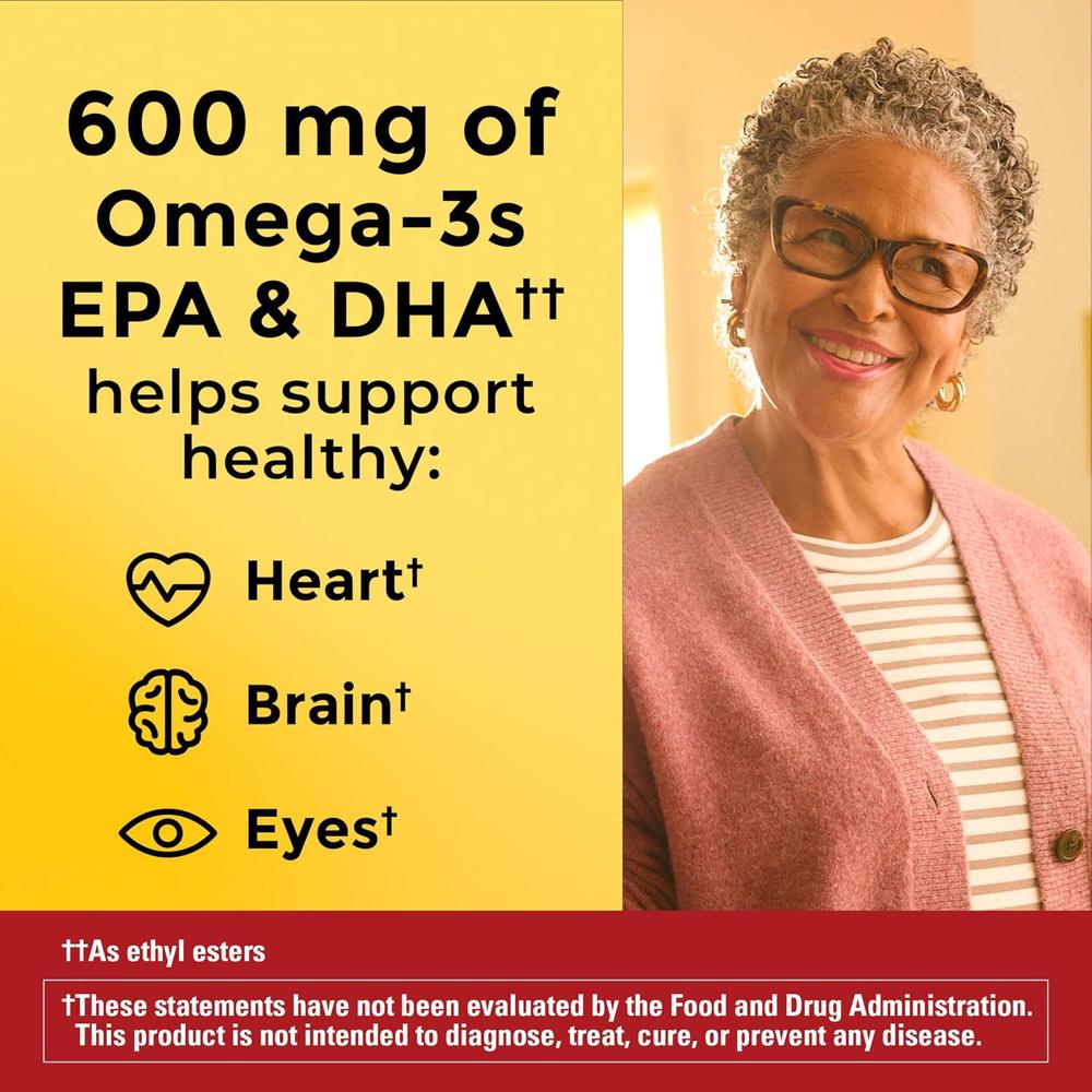 NATURE MADE OMEGA 3 ACEITE DE PESCADO + ALGAS 1200 MG | 60 UND - 2