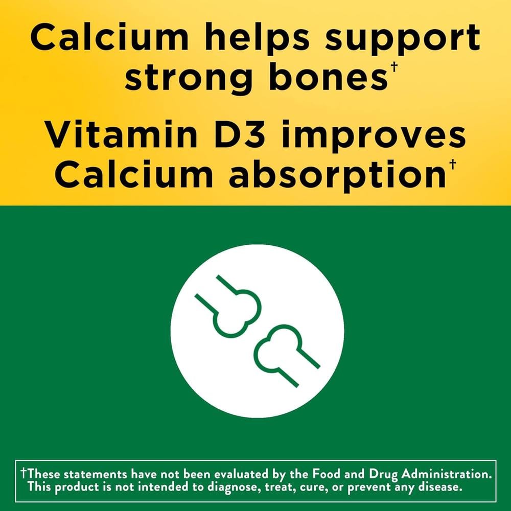 NATURE MADE PACK 3 CALCIO 600 MG + VITAMINA D3 | 120 UND C/U - 3