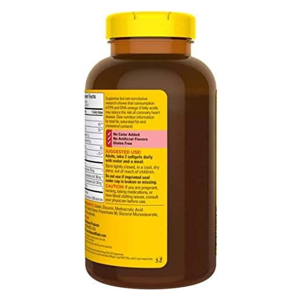 NATURE MADE PACK 2 OMEGA 3 FISH OIL BURP LESS 1200 MG | 150 UND C/U - 4