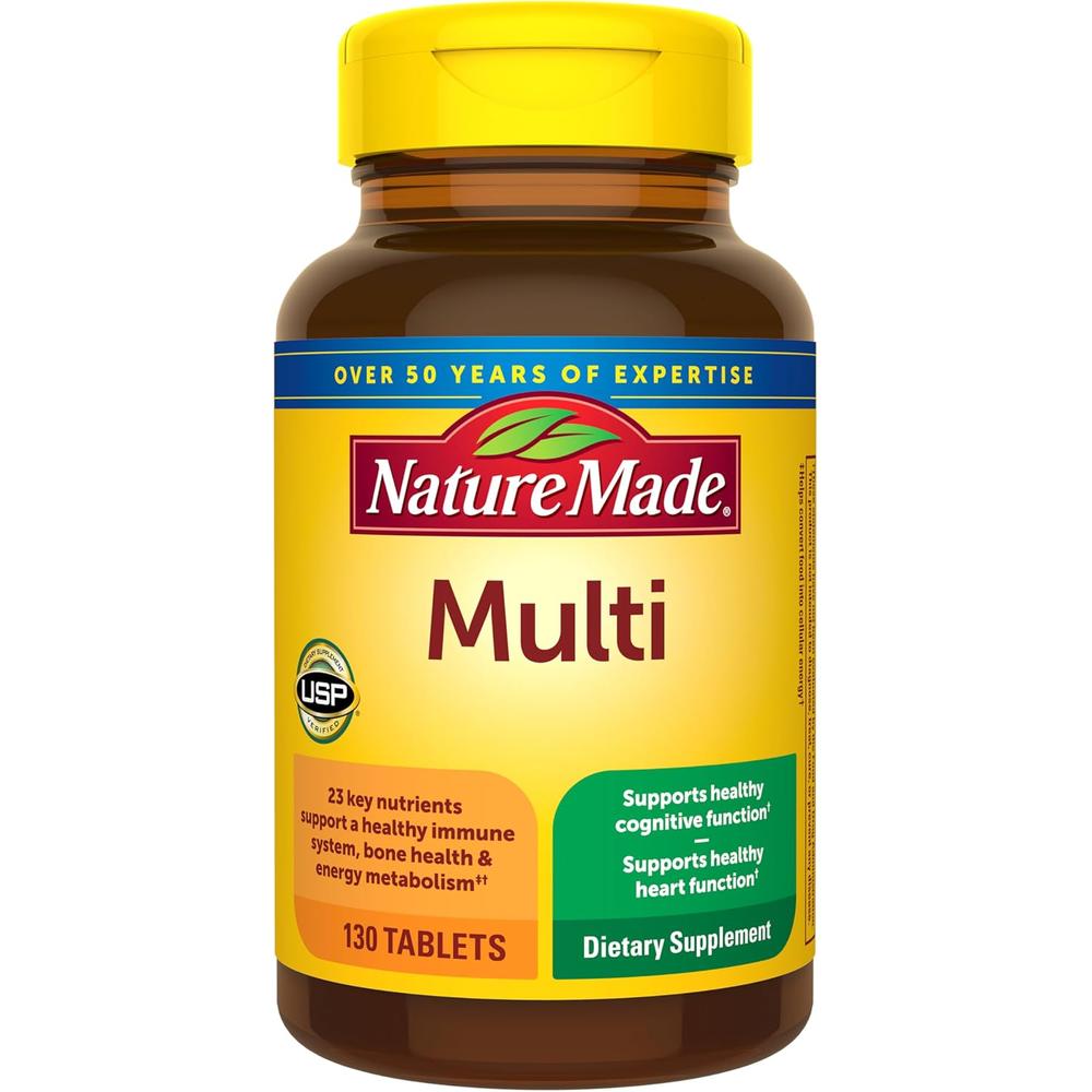 NATURE MADE MULTIVITAMÍNICO | 130 UND - 1