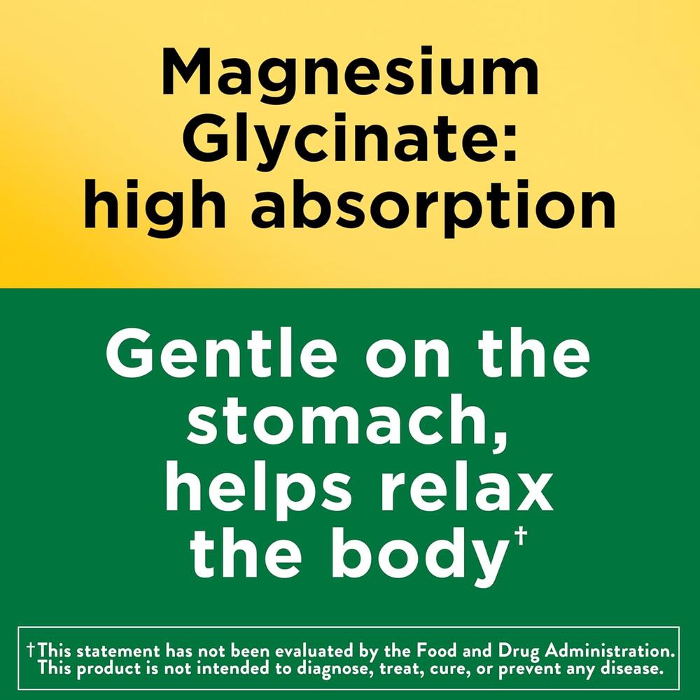 NATURE MADE GLICINATO DE MAGNESIO 200 MG | 180 UND - 3