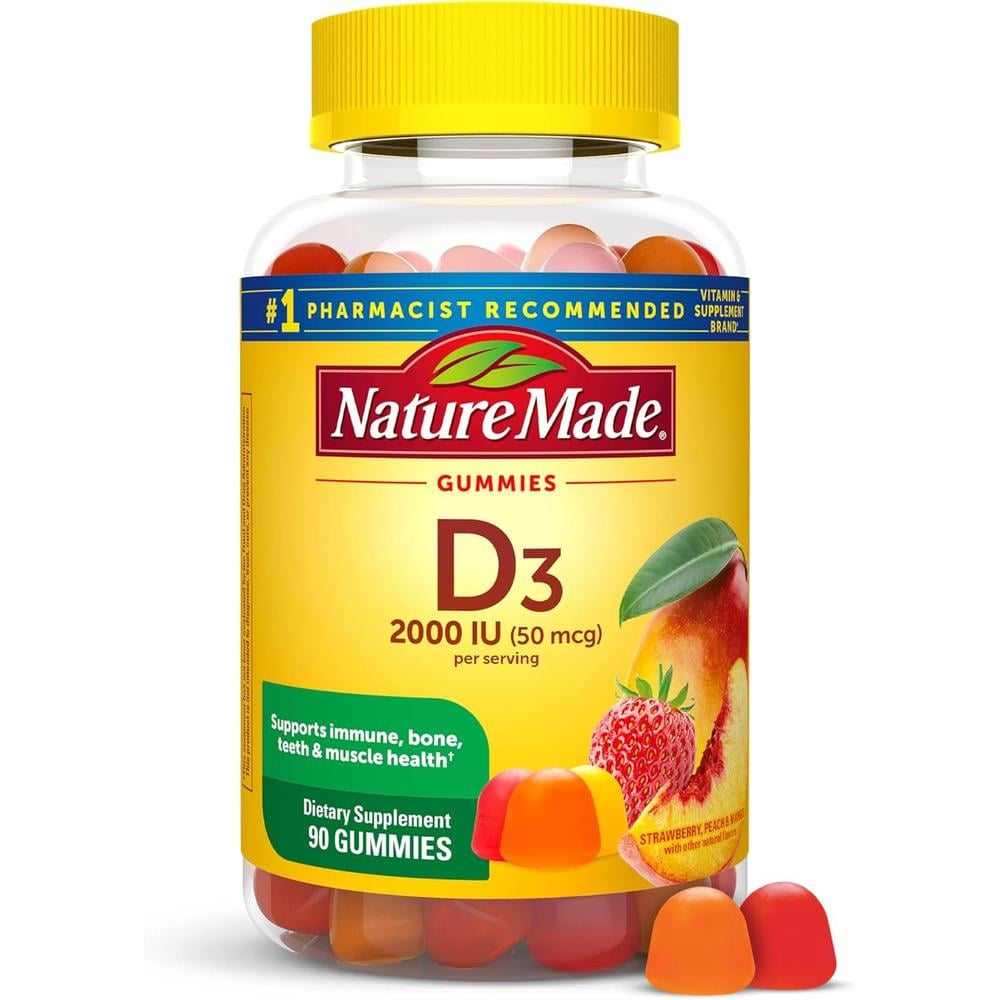 NATURE MADE VITAMINA D3 2000 UI GOMITAS | 90 UND - 1