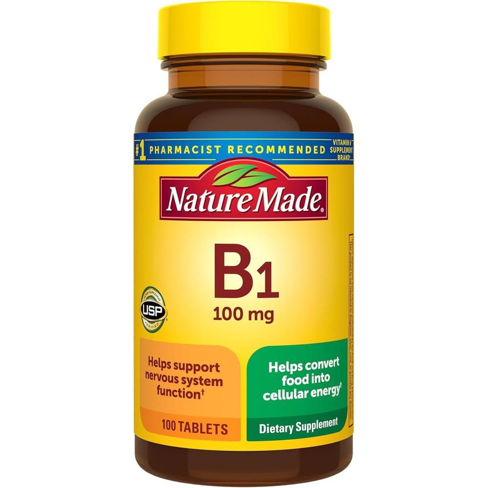 NATURE MADE VITAMINA B1 UNFLAVORED 100 MG | 100 UND - 1