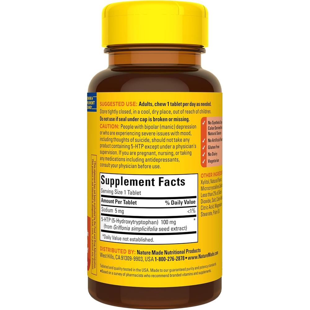 NATURE MADE 5-HTP 100 MG | 30 UND - 9