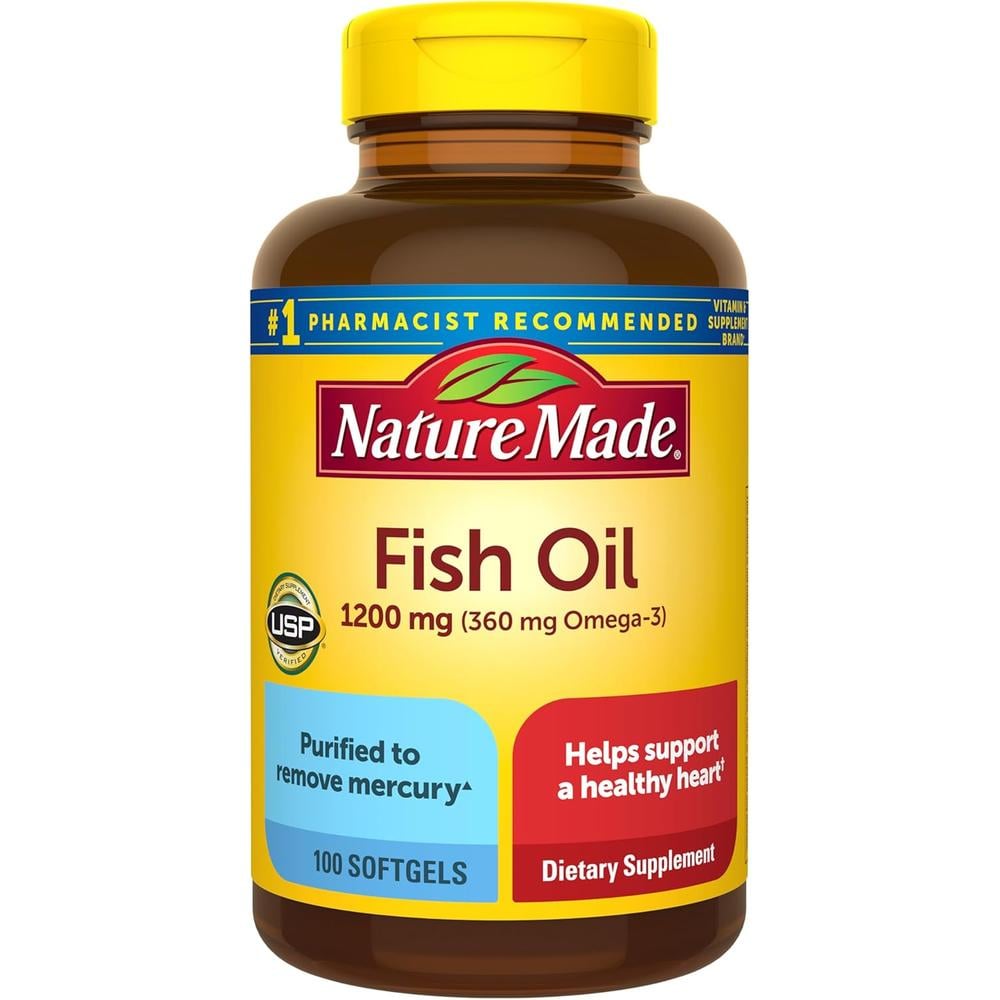 NATURE MADE OMEGA 3 FISH OIL 1200 MG | 100 UND - 1
