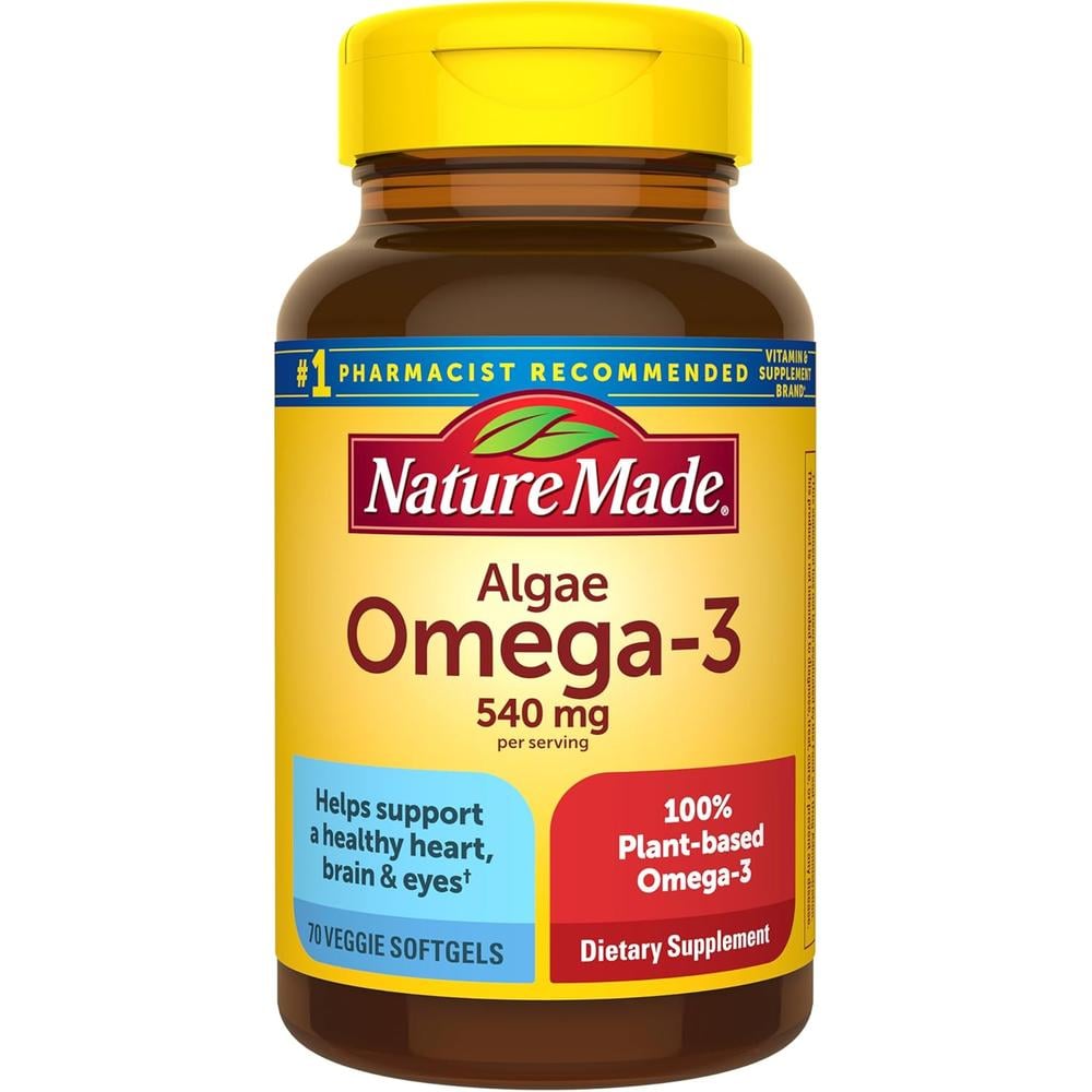 NATURE MADE OMEGA 3 ACEITE DE ALGAS 540 MG | 70 UND - 1