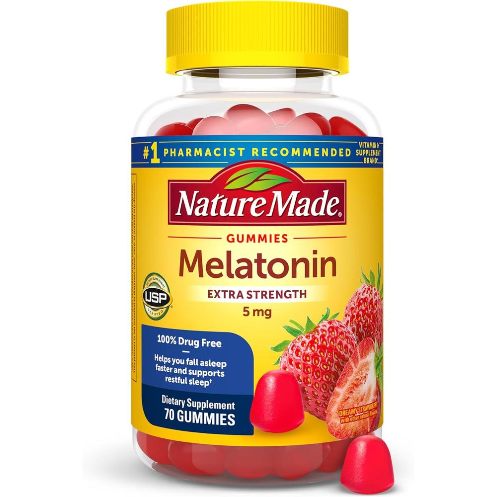 NATURE MADE MELATONINA 5 MG | 70 GOMITAS - 1