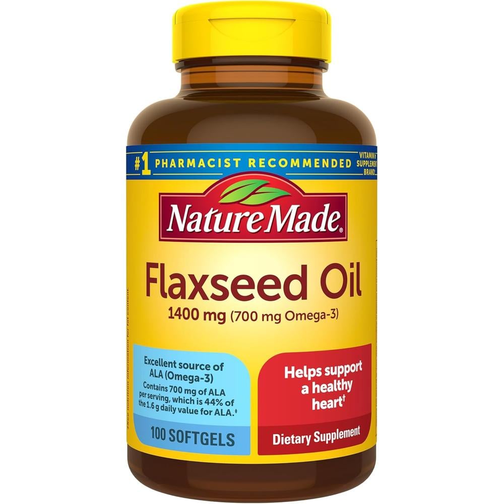 NATURE MADE ACEITE DE LINAZA EXTRA FUERTE 1400 MG | 100 UND - 1