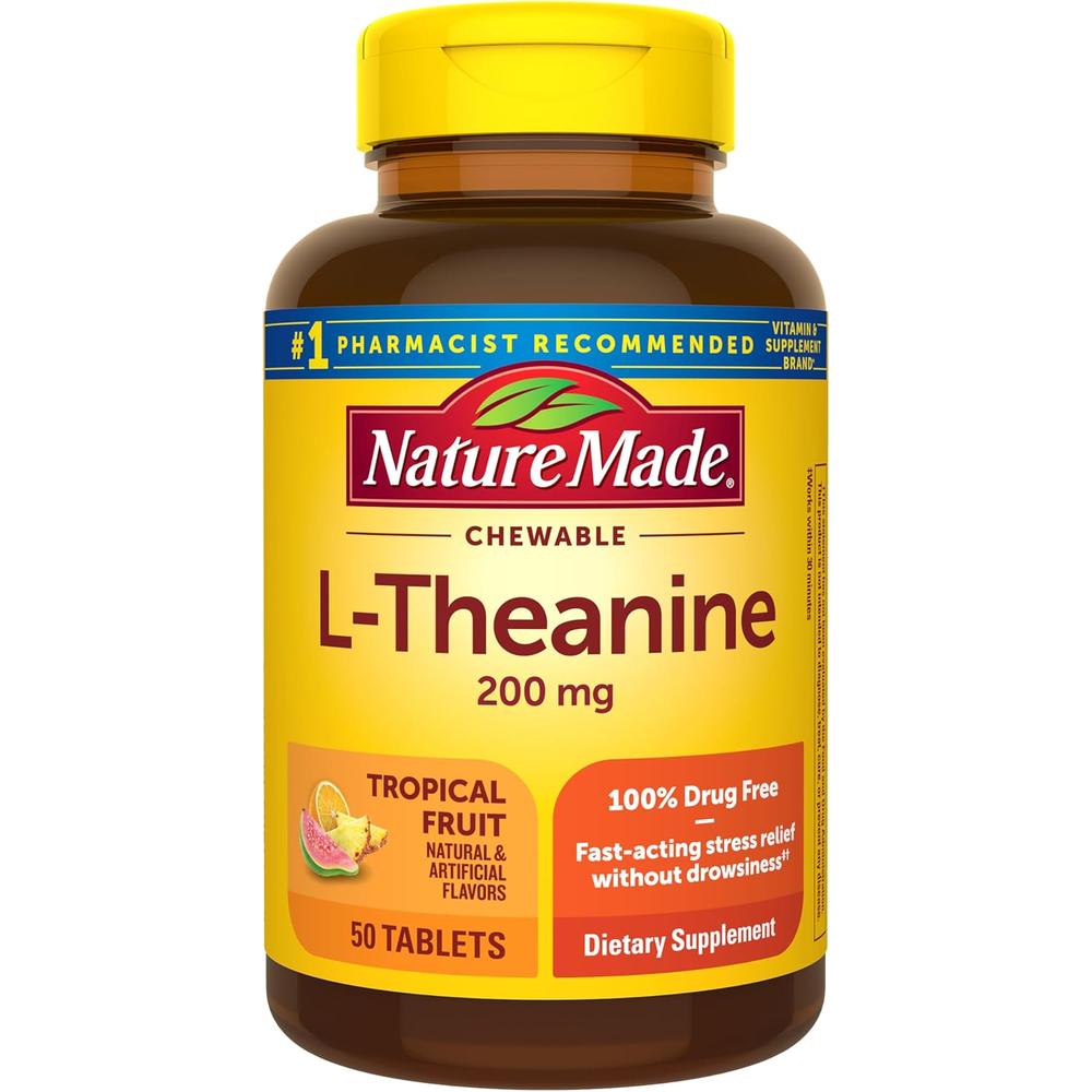 NATURE MADE L-TEANINA 200 MG | 50 UND UND - 1