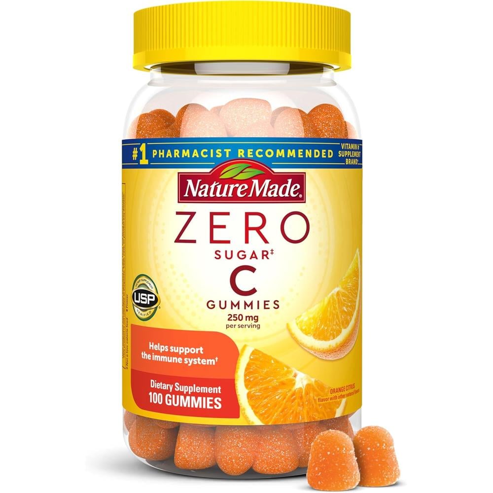 NATURE MADE VITAMINA C CERO AZÚCAR 250 MG | 100 UND - 1