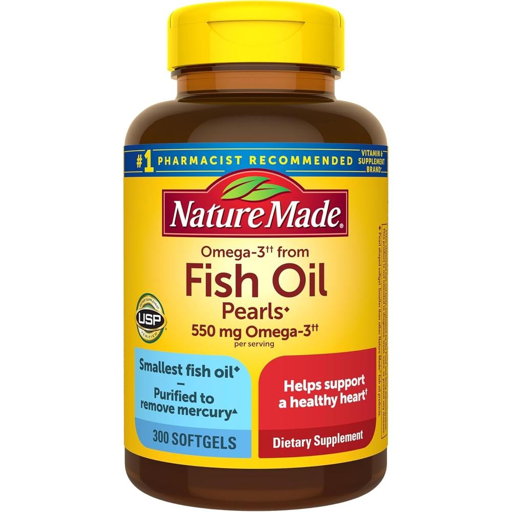 NATURE MADE OMEGA 3 FISH OIL 550 MG | 300 UND - 1