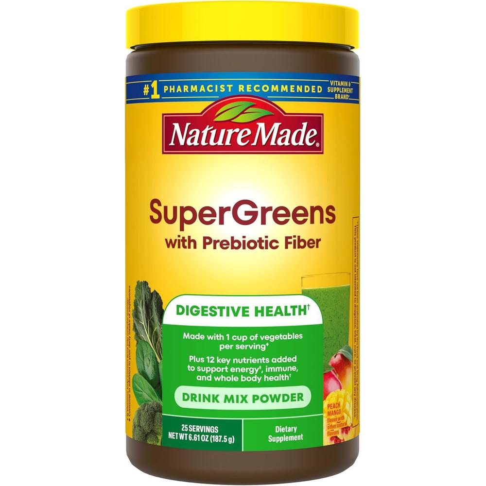 NATURE MADE SUPER GREENS EN POLVO | 187.5 G - 1