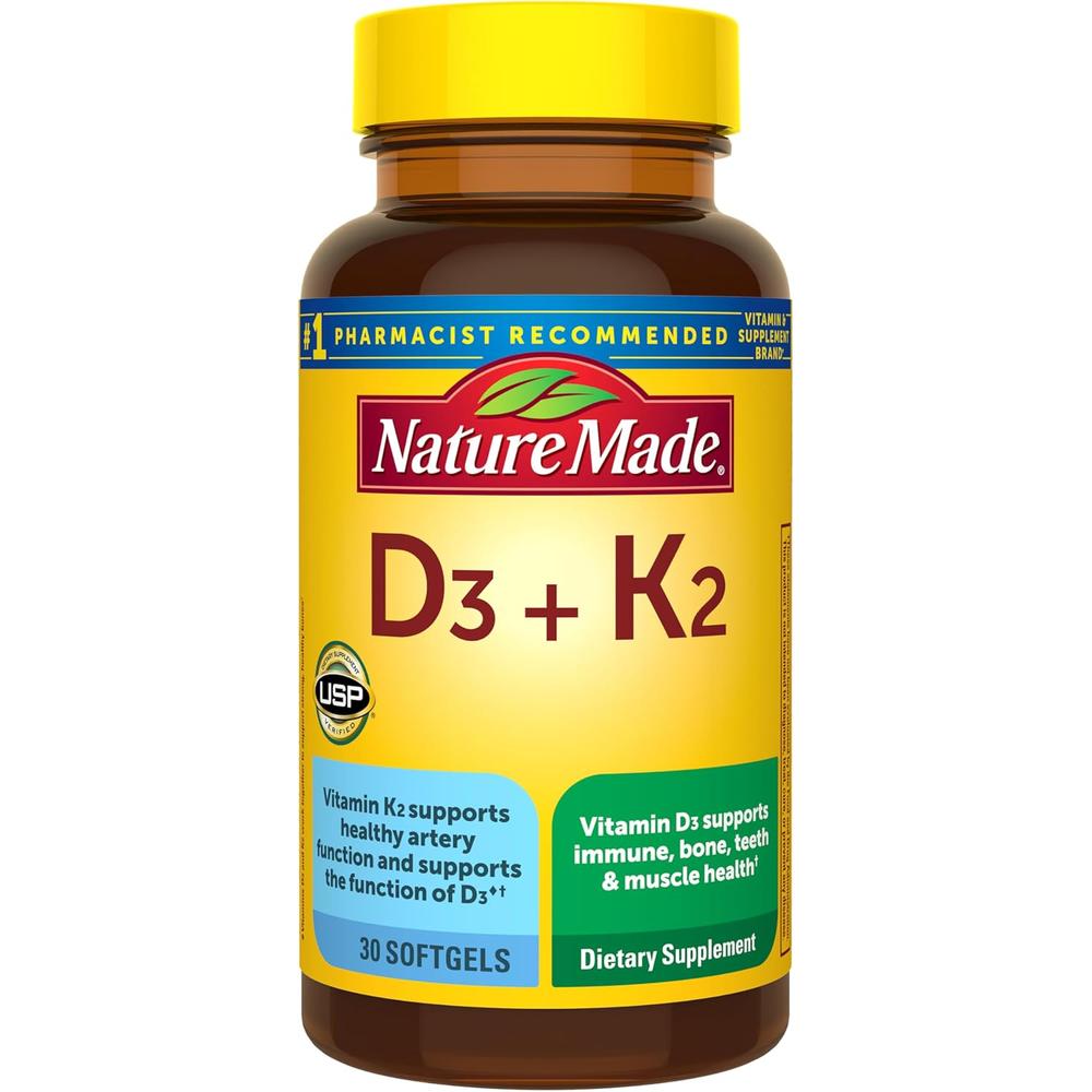 NATURE MADE VITAMINA D3 + K2 5000 UI | 30 UND - 1
