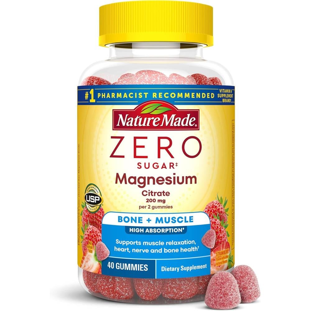 NATURE MADE MAGNESIO CITRATO CERO AZÚCAR 200 MG | 40 UND - 1