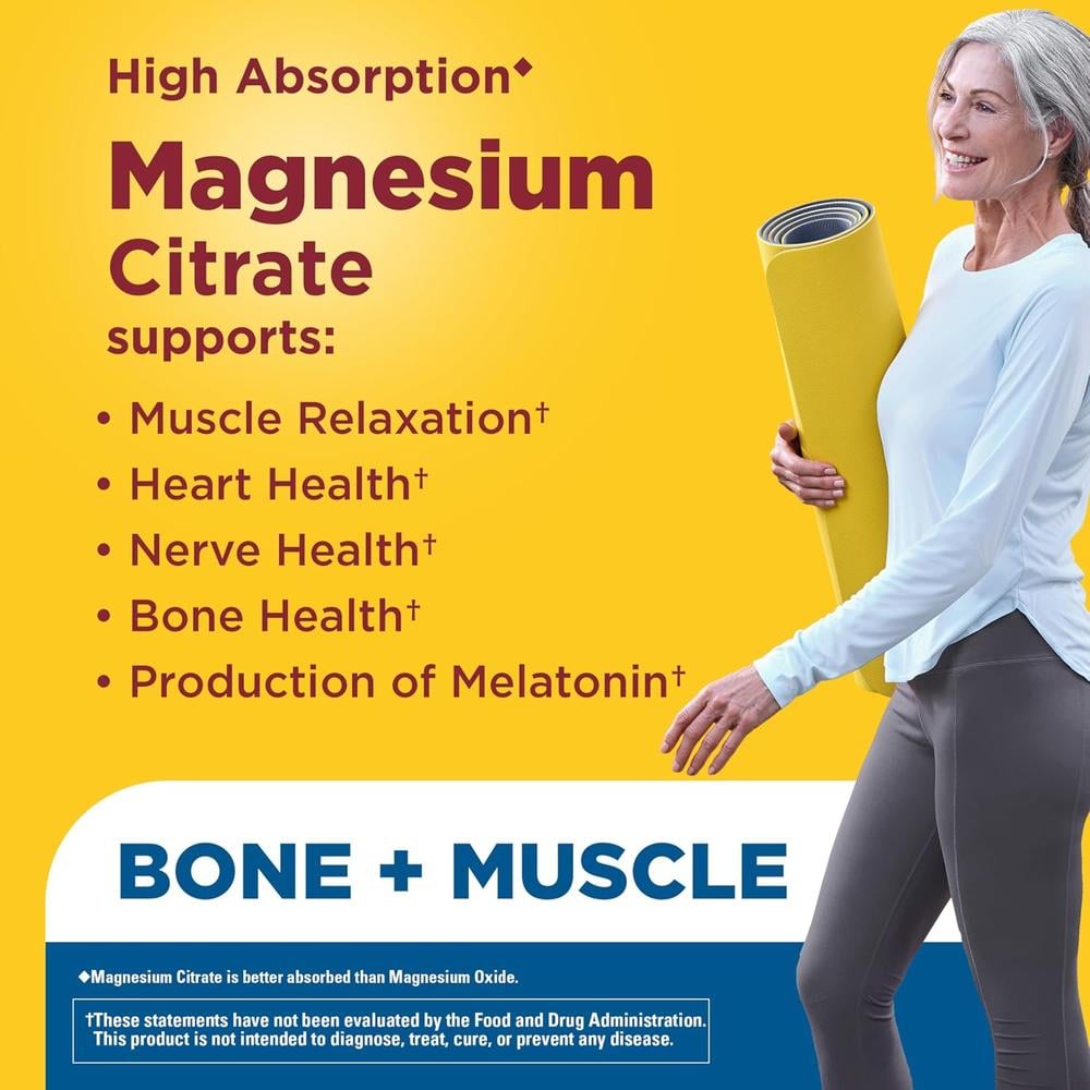 NATURE MADE MAGNESIO CITRATO CERO AZÚCAR 200 MG | 40 UND - 2