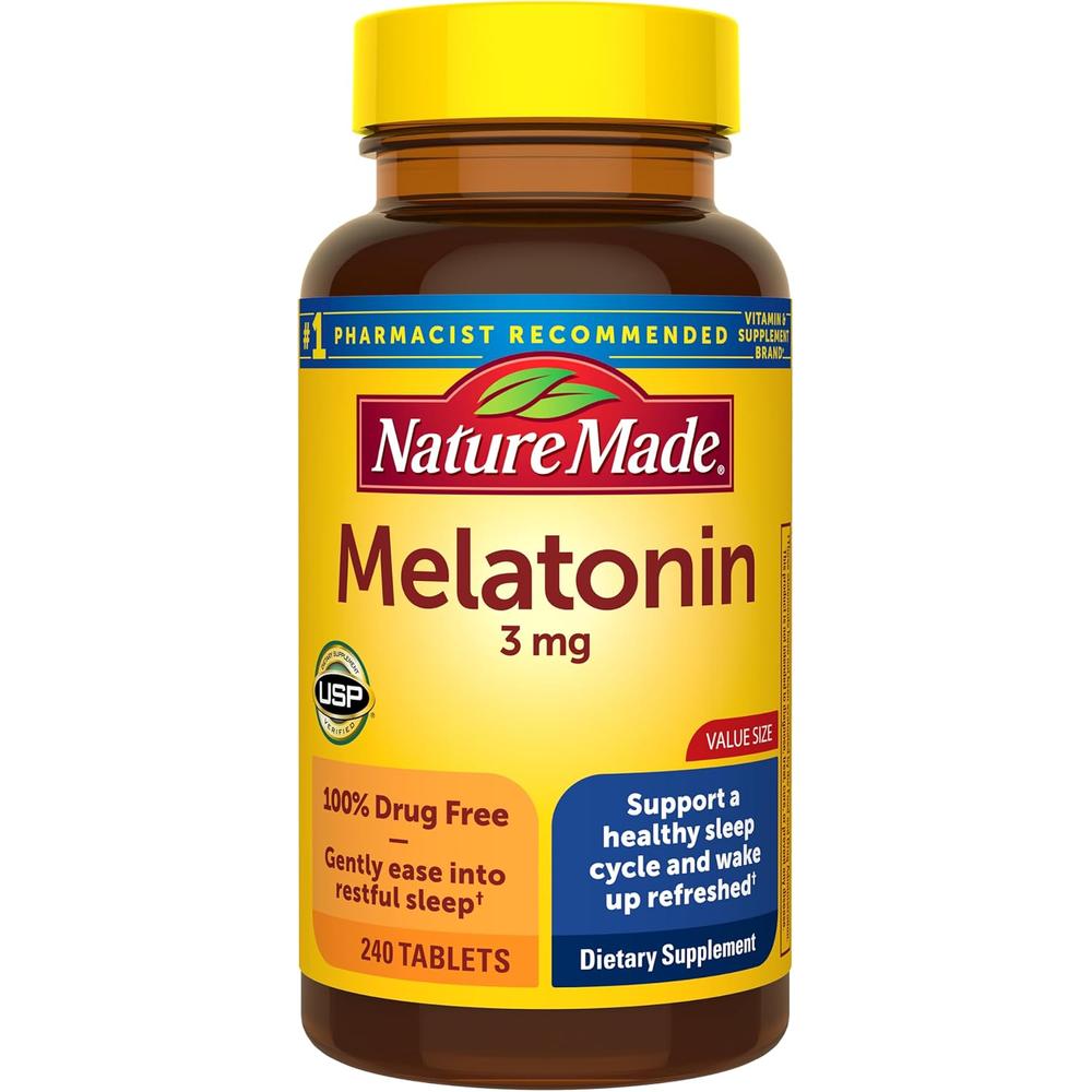 NATURE MADE MELATONINA 3 MG | 240 UND - 1
