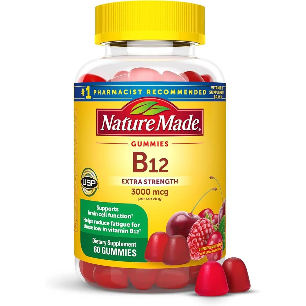 NATURE MADE VITAMINA B12 3000 MCG GOMITAS | 60 UND - 1