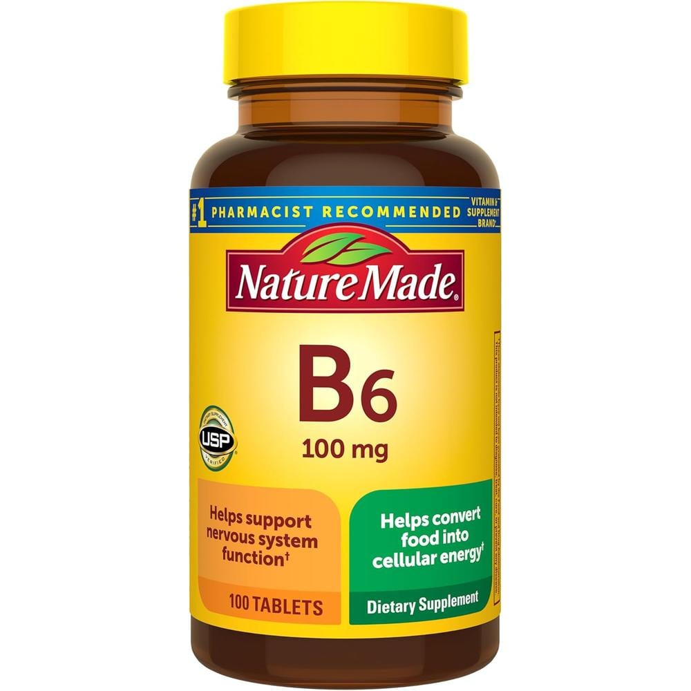 NATURE MADE VITAMINA B6 100 MG | 100 UND - 1