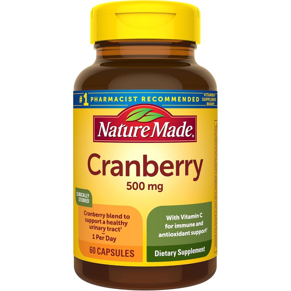 NATURE MADE ARÁNDANO 500 MG + VITAMINA C | 60 UND - 1