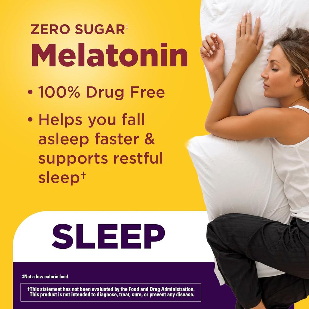 NATURE MADE MELATONINA CERO AZÚCAR 5 MG | 70 UND - 3