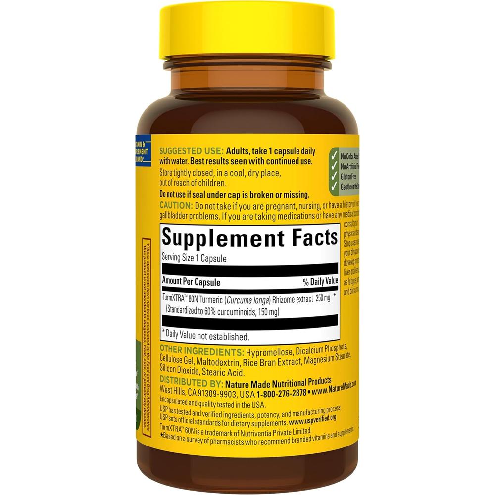NATURE MADE CÚRCUMA ALTA ABSORCIÓN | 30 UND - 8