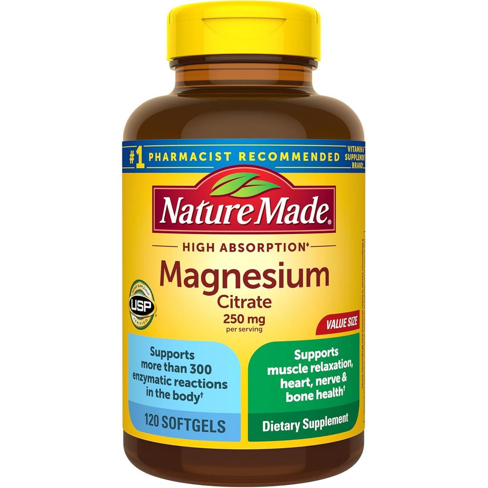 NATURE MADE CITRATO DE MAGNESIO 250 MG | 120 UND - 1