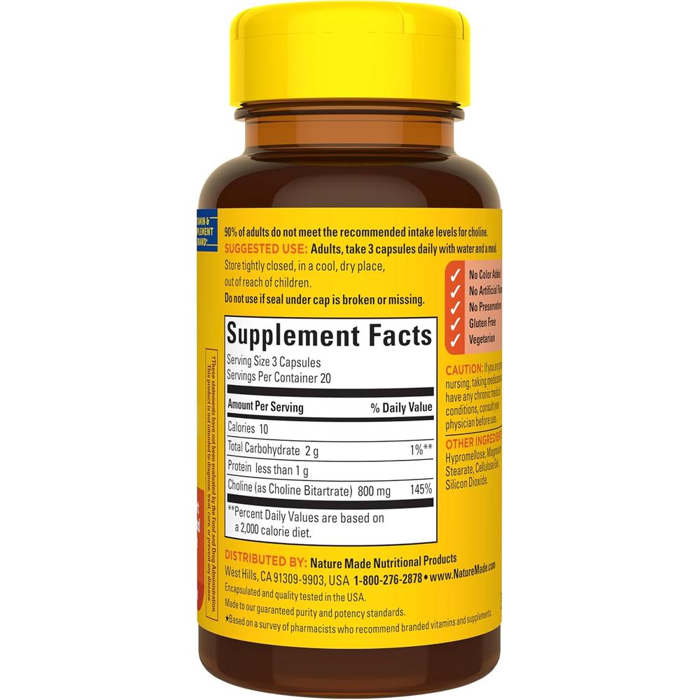 NATURE MADE COLINA 800 MG | 60 UND - 7
