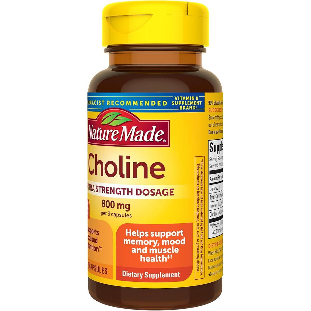NATURE MADE COLINA 800 MG | 60 UND - 8
