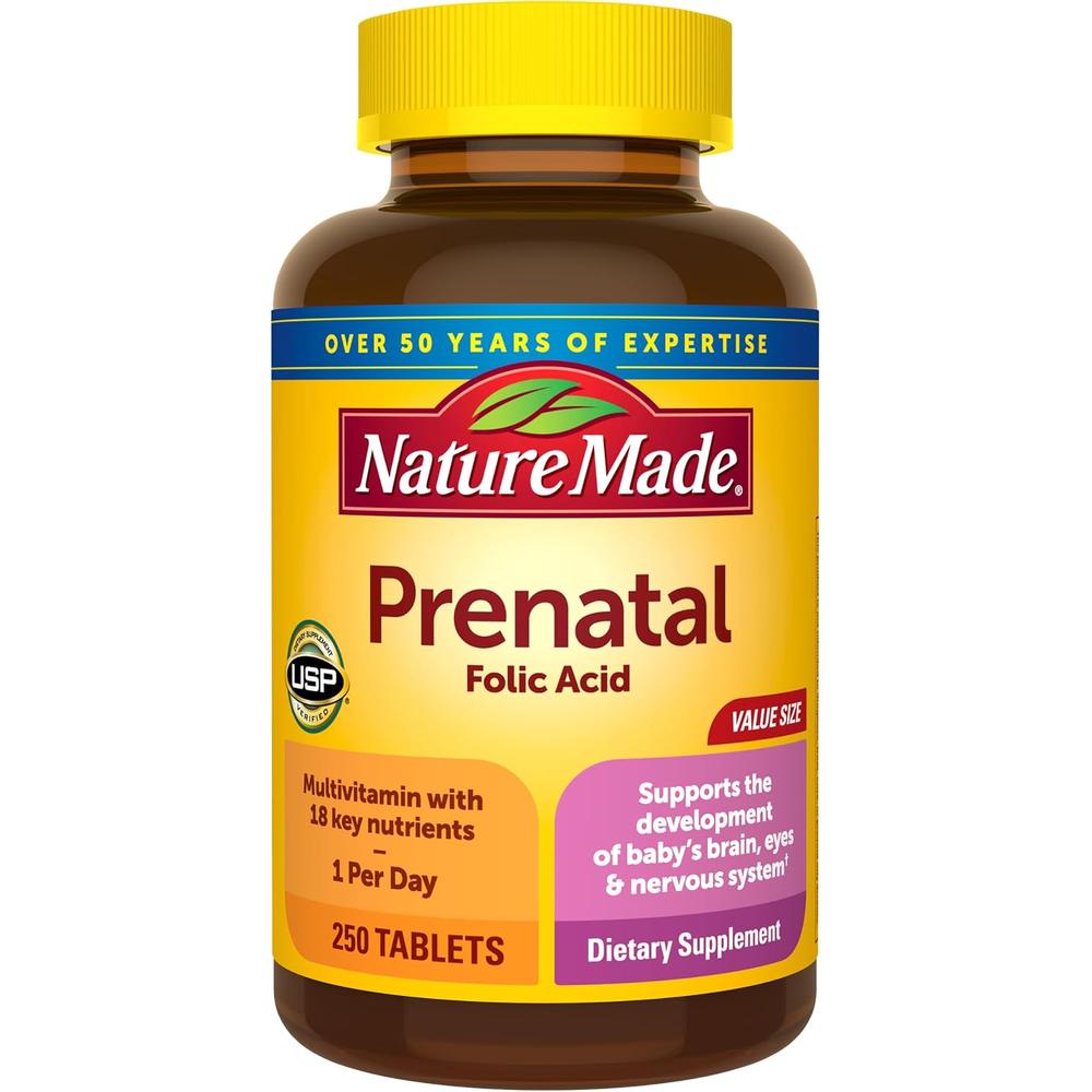 NATURE MADE PRENATAL MULTIVITAMÍNICO | 250 UND - 1