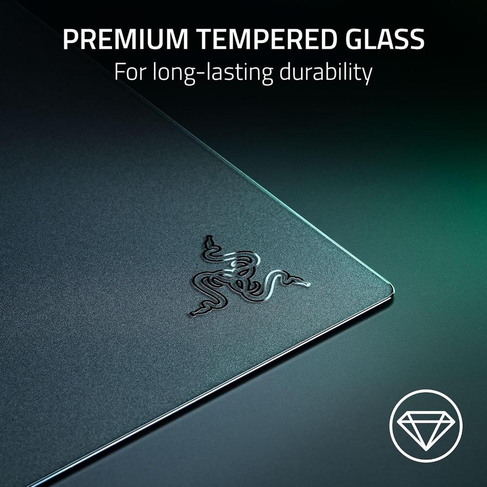 ALFOMBRILLA GAMER RAZER ATLAS PRO CRISTAL TEMPLADO | NEGRA - 3