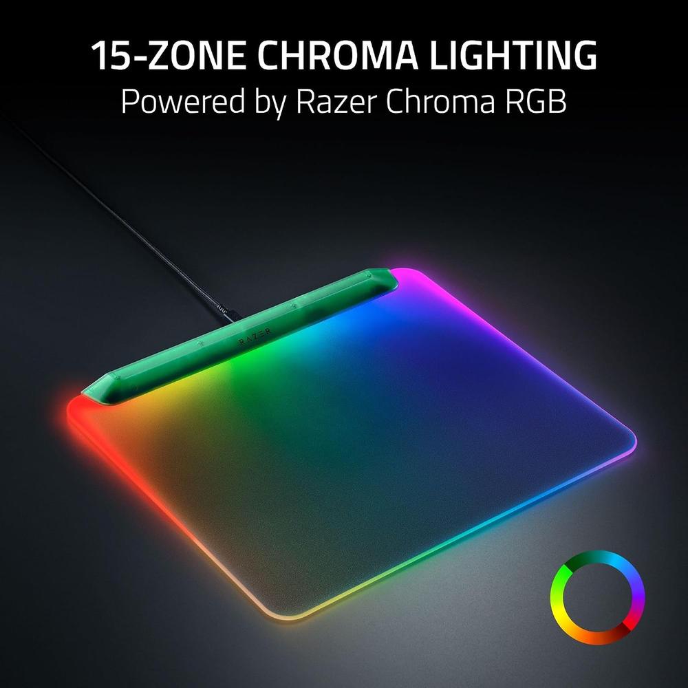 ALFOMBRILLA GAMER RAZER FIREFLY V2 PRO RGB| PHANTOM GREEN - 3
