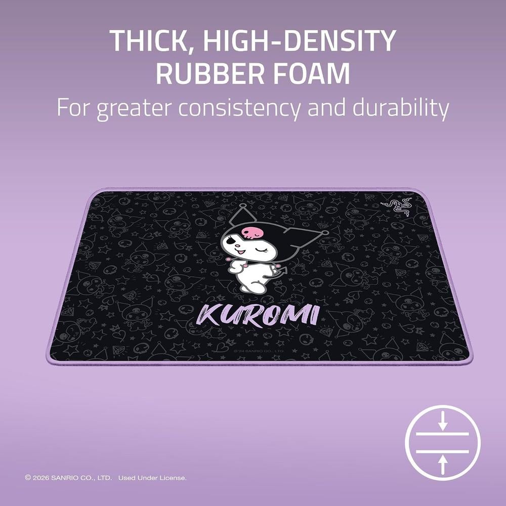 ALFOMBRILLA GAMER RAZER GOLIATHUS MEDIUM KUROMI| NEGRA - 3