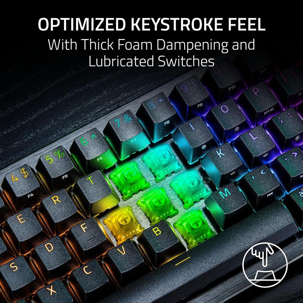 TECLADO ALÁMBRICO GAMER RAZER HUNTSMAN V3 HE MINI 65%| NEGRA - 6