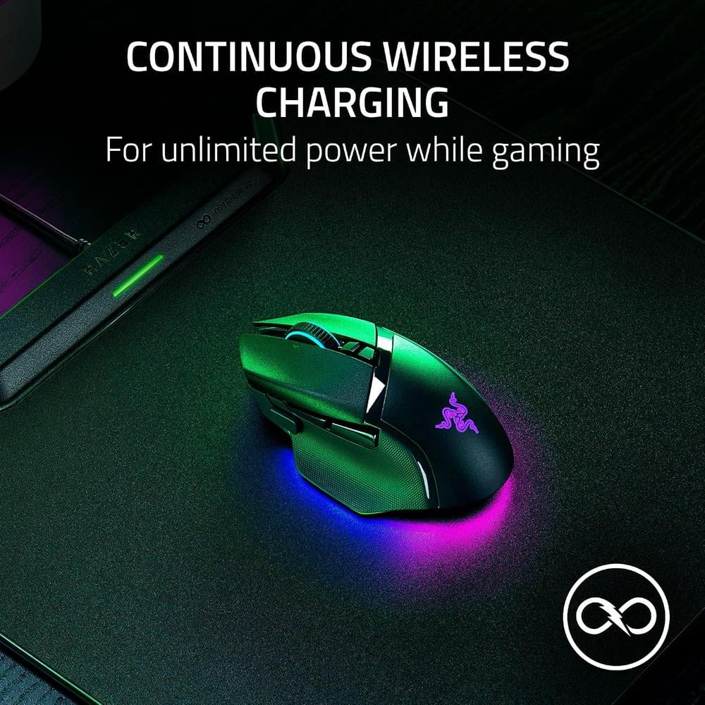 ALFOMBRILLA GAMER RAZER HYPERFLUX V2 CARGA INALÁMBRICA | NEGRA - 2