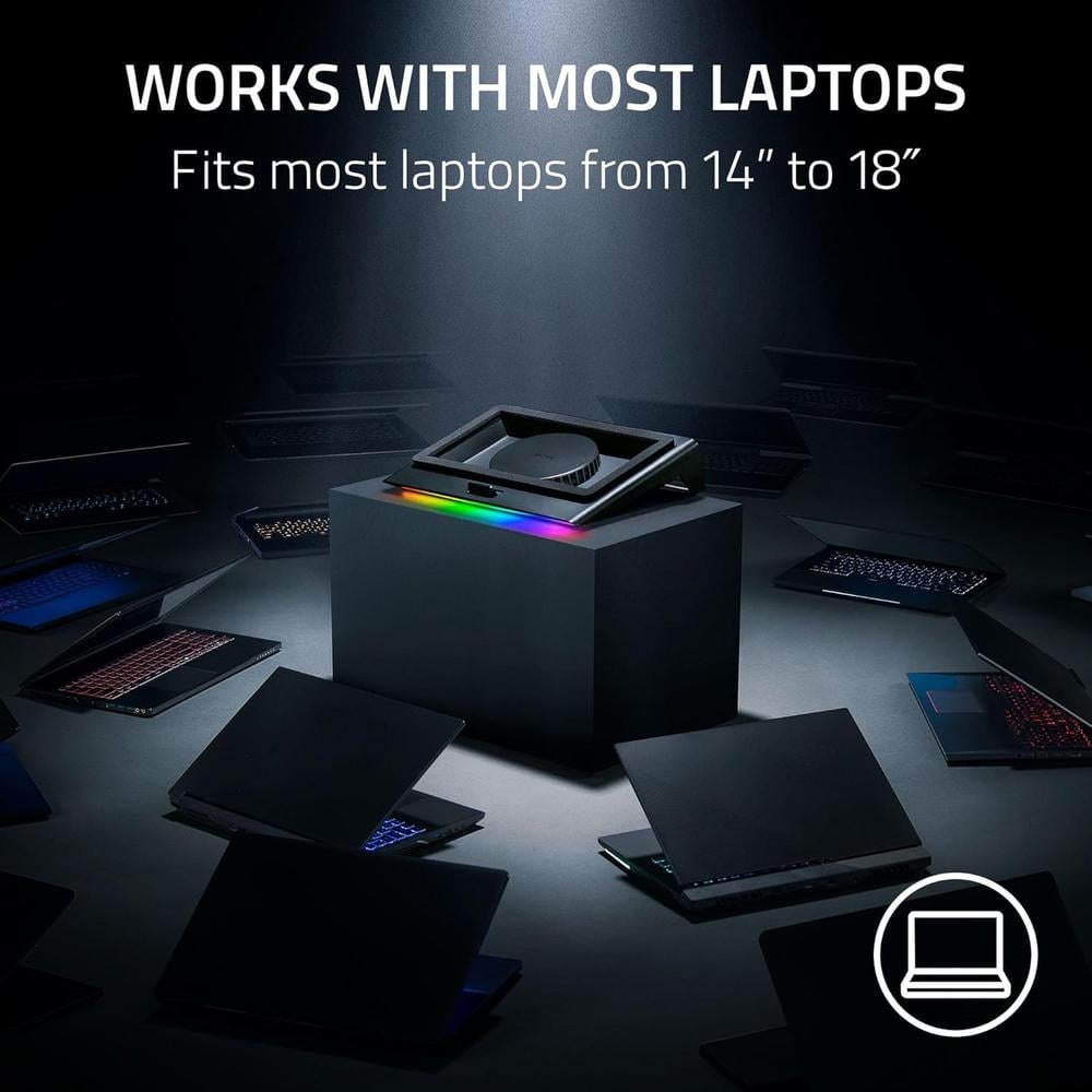 BASE DE REFRIGERACIÓN PARA LAPTOP RAZER ADAPTIVE LAPTOP INTELIGENTE| NEGRA - 4