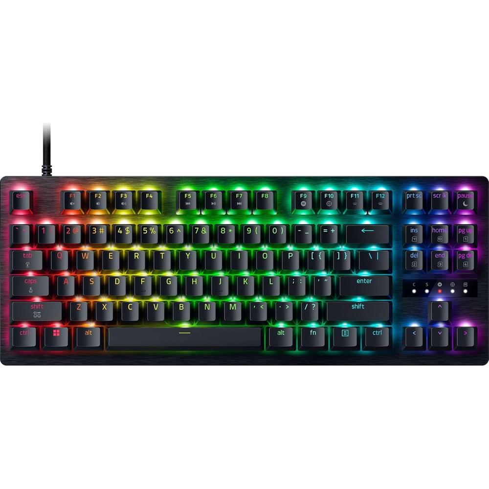 TECLADO ALÁMBRICO GAMER RAZER HUNTSMAN V3 TKL ANALÓGICO ÓPTICO| NEGRA - 1