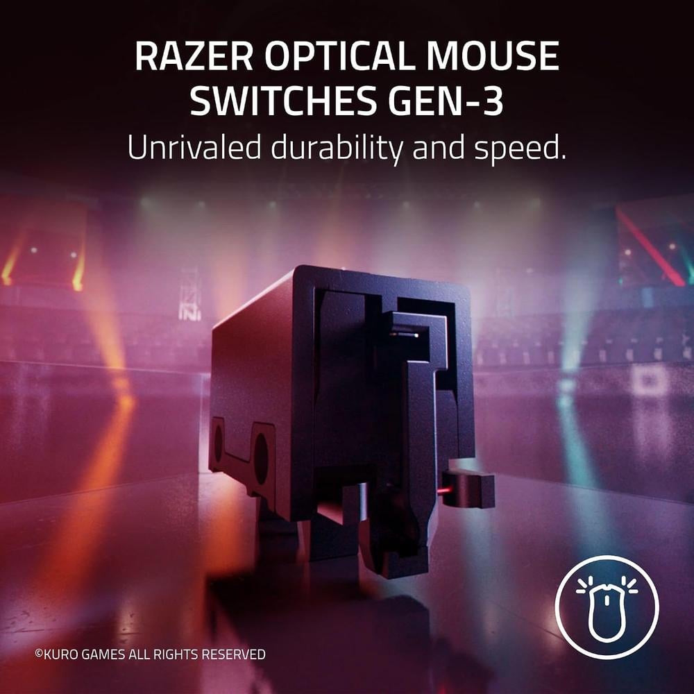 MOUSE GAMER INALÁMBRICO RAZER VIPER V3 PRO SE STORM WAVES| NEGRA - 5