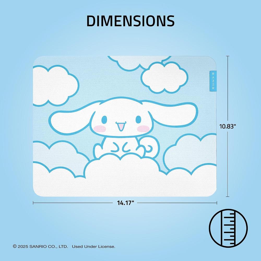ALFOMBRILLA GAMER RAZER GIGANTUS V2 SOFT MEDIUM CINNAMOROLL| CELESTE - 5