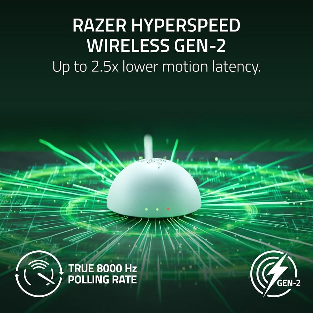 COMBO GAMER RAZER BLACKSHARK V3 PRO + VIPER V4 PRO |BLANCO - 5