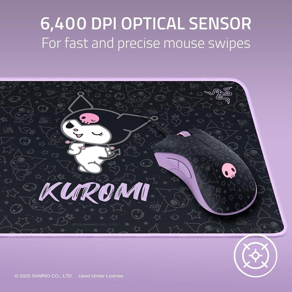MOUSE GAMER RAZER DEATHADDER ESSENTIAL KUROMI| NEGRA - 3