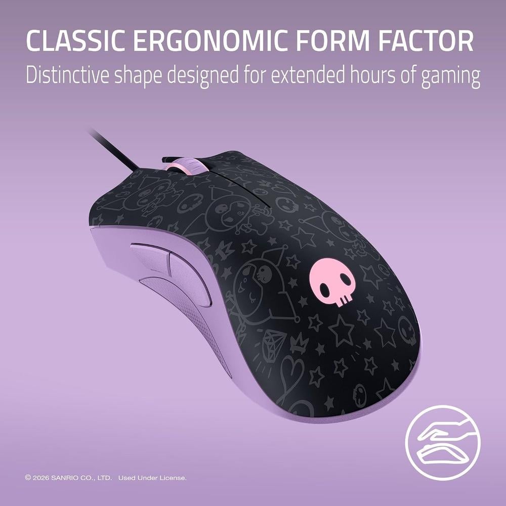 MOUSE GAMER RAZER DEATHADDER ESSENTIAL KUROMI| NEGRA - 5
