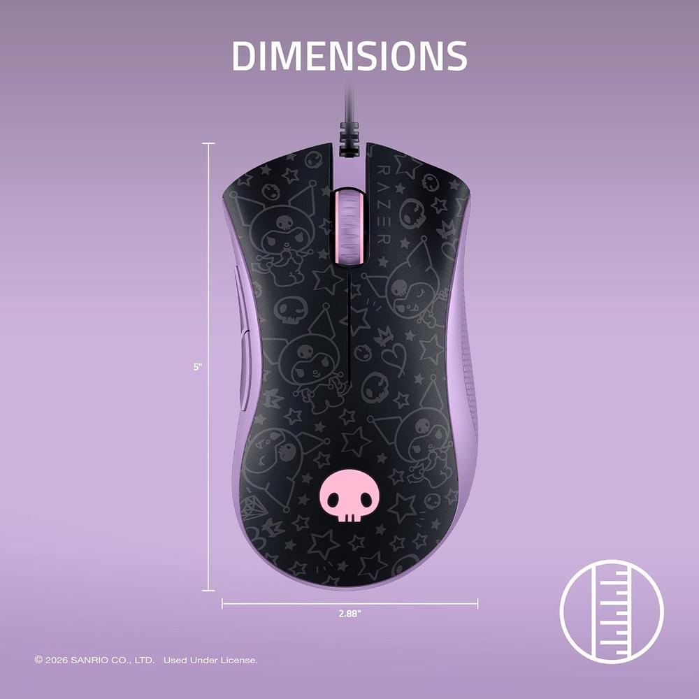 MOUSE GAMER RAZER DEATHADDER ESSENTIAL KUROMI| NEGRA - 6