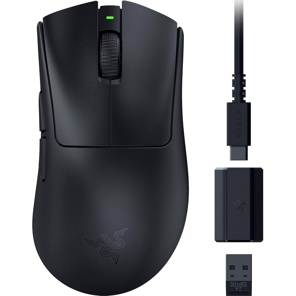 MOUSE GAMER INALÁMBRICO RAZER DEATHADDER V3 HYPERSPEED| NEGRA - 1